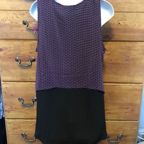 Purple geometric hi-low tank​​​​​​​​​​​​​​​​​​​ - Picture 3 of 4